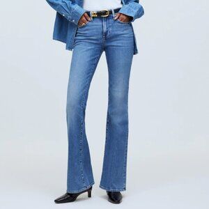 Madewell Jeans Womens 30 Blue Denim Flea Market Flare 70s Boho Hippie Disco
